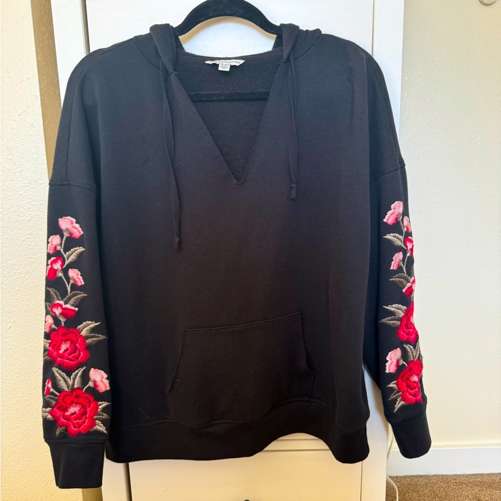 American Eagle Embroidered Hoodie
